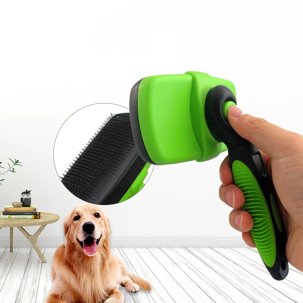 Pet Dog Grooming Brush Cat Hair Removal Comb Tools Shedding Trimmer for Cats Dogs | Дом и сад