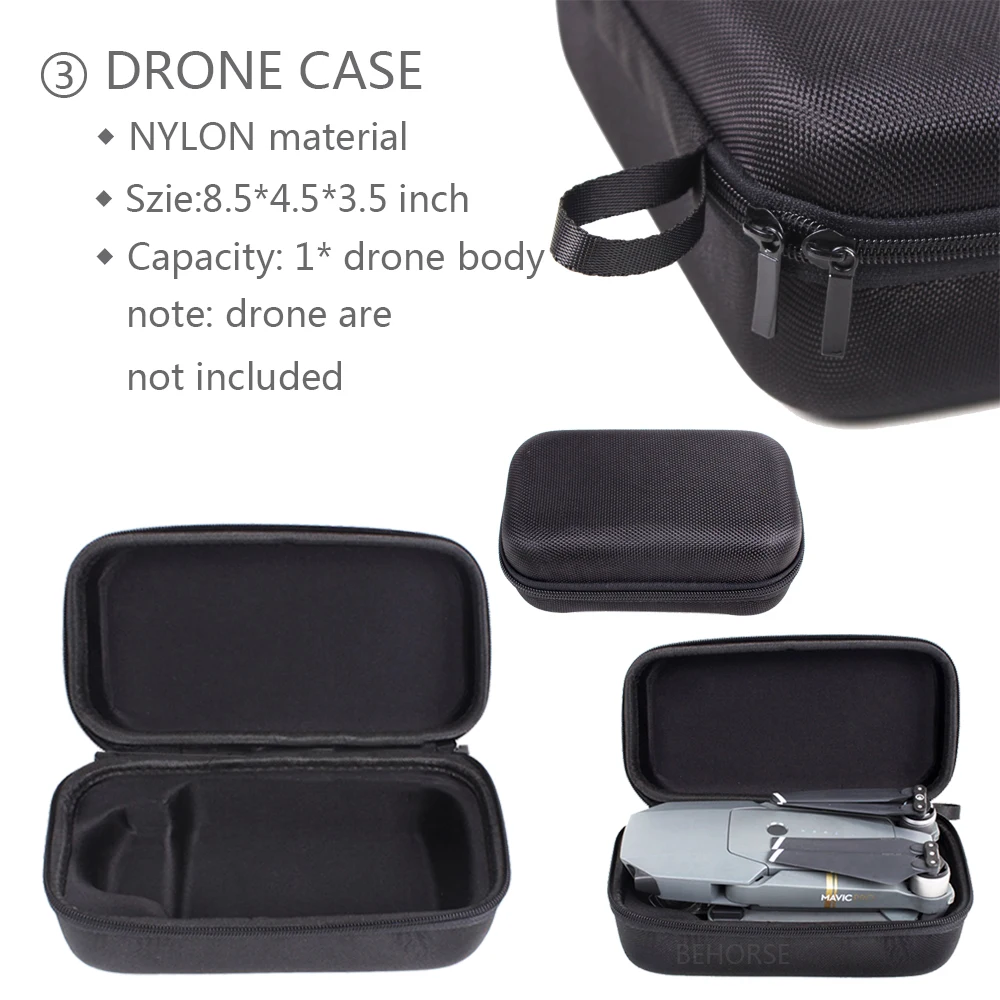 Portable Mavic Pro Storage Bag Durable Drone Body Remote Controller Protective Case for Dji Mavic Pro Drone Accessories