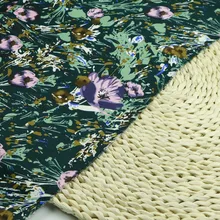 Индивидуальные шток тканые абстрактные 150D поддельные шелковые односторонние хаотические печатные ткани в европейском и американском стиле