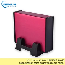 Алюминиевый корпус для электроники соединитель корпус инструмент «сделай сам» корпус алюминиевый экструзионный проект распределительная коробка 220*185*60,5 мм