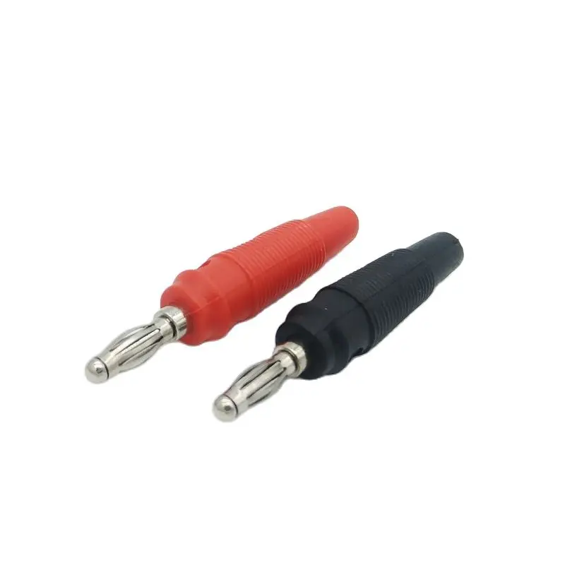 Lot Fiches Banane 4 mm à Vis Noir Rouge Connecteur 4mm Banana Plug