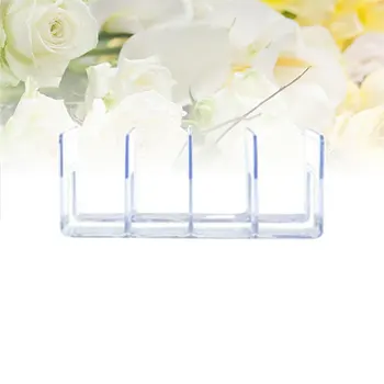 

1 Pc Bookend Acrylic Clear Simple Book Stand Bookshelf Book Storage Folder Book Rack for Home Office School