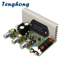 Tenghong STK4132 Аудио Усилитель мощности доска 50 Вт+ 50 Вт 2,0 канал стерео аудио усилитель двойной AC15-18V домашний кинотеатр Amplificador