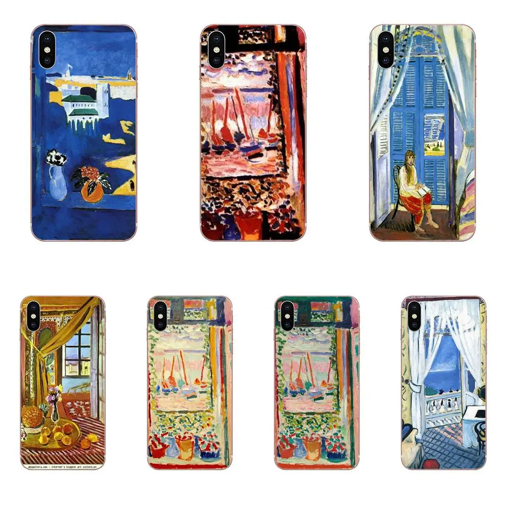 Henri Matisse открытое окно Collioure мягкий чехол из искусственной кожи живопись для Apple