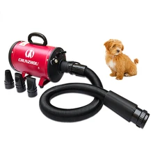 2400 Вт фен для домашних животных собак и кошек Уход за лошадьми фен для волос, 220v адаптер для Штепсель вилки стандарта ЕС розовый голубой цвет высокое качество дешевые фен для волос для питомцев