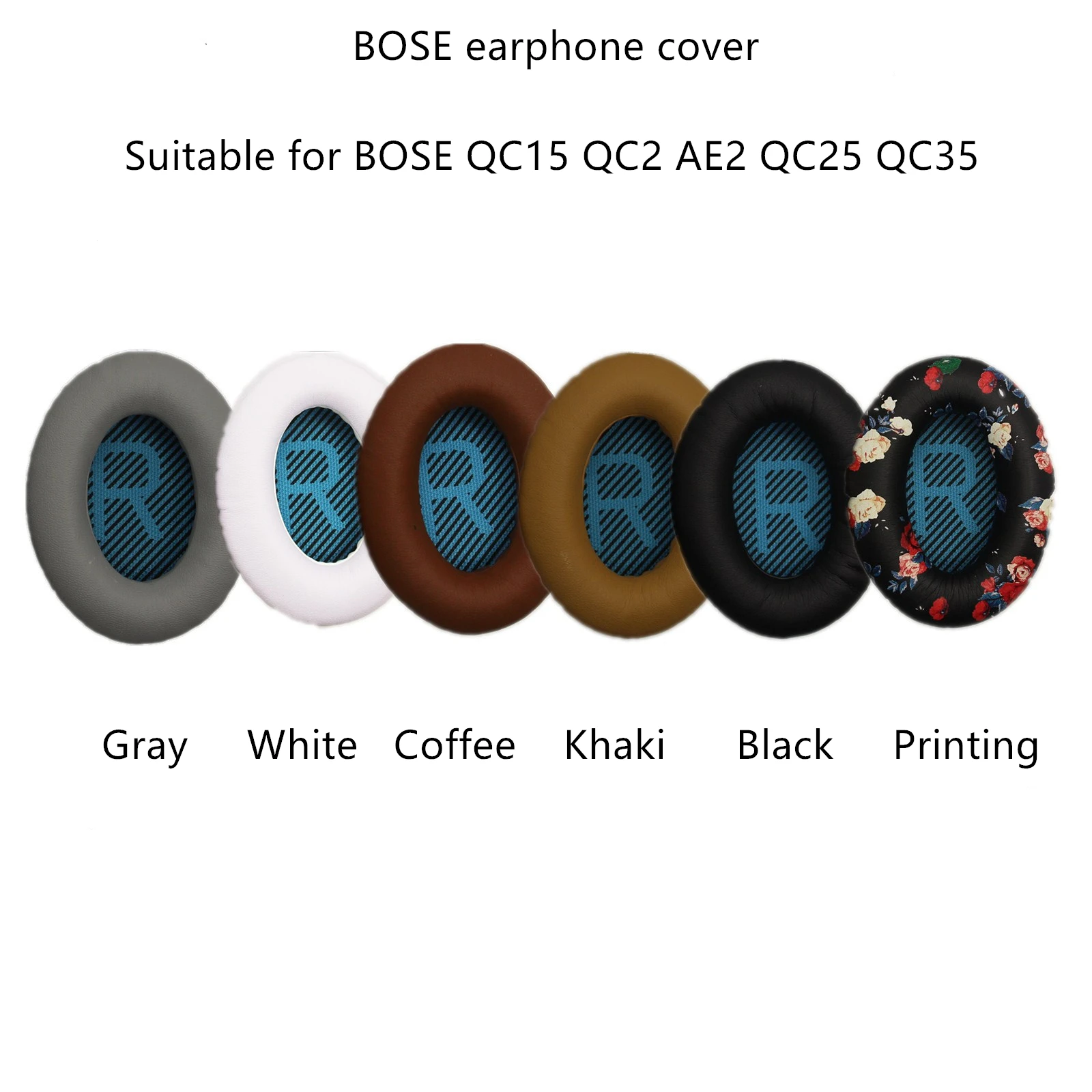 For BOSE QC2 QC15 AE2 QC25 QC35 Headphones Set Sponge Earmuffs Earphones Headphones Headphones Accessories