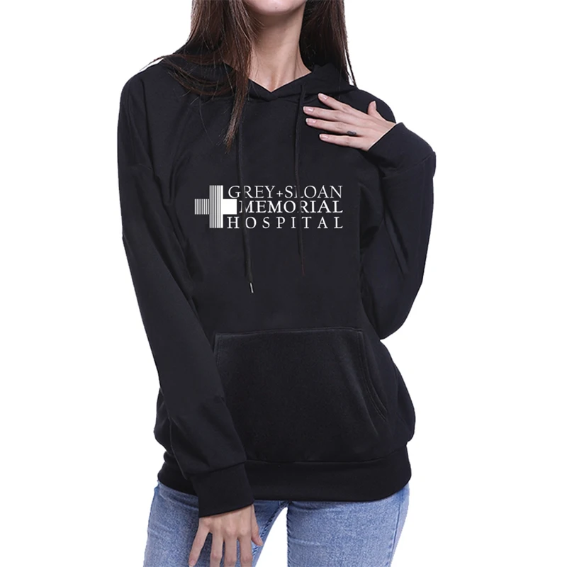 

Greys Anatomy Hooded Sweatshirt Women Autumn Winter Hoodies Female Full Sleeve Casual Harajuku Pullover