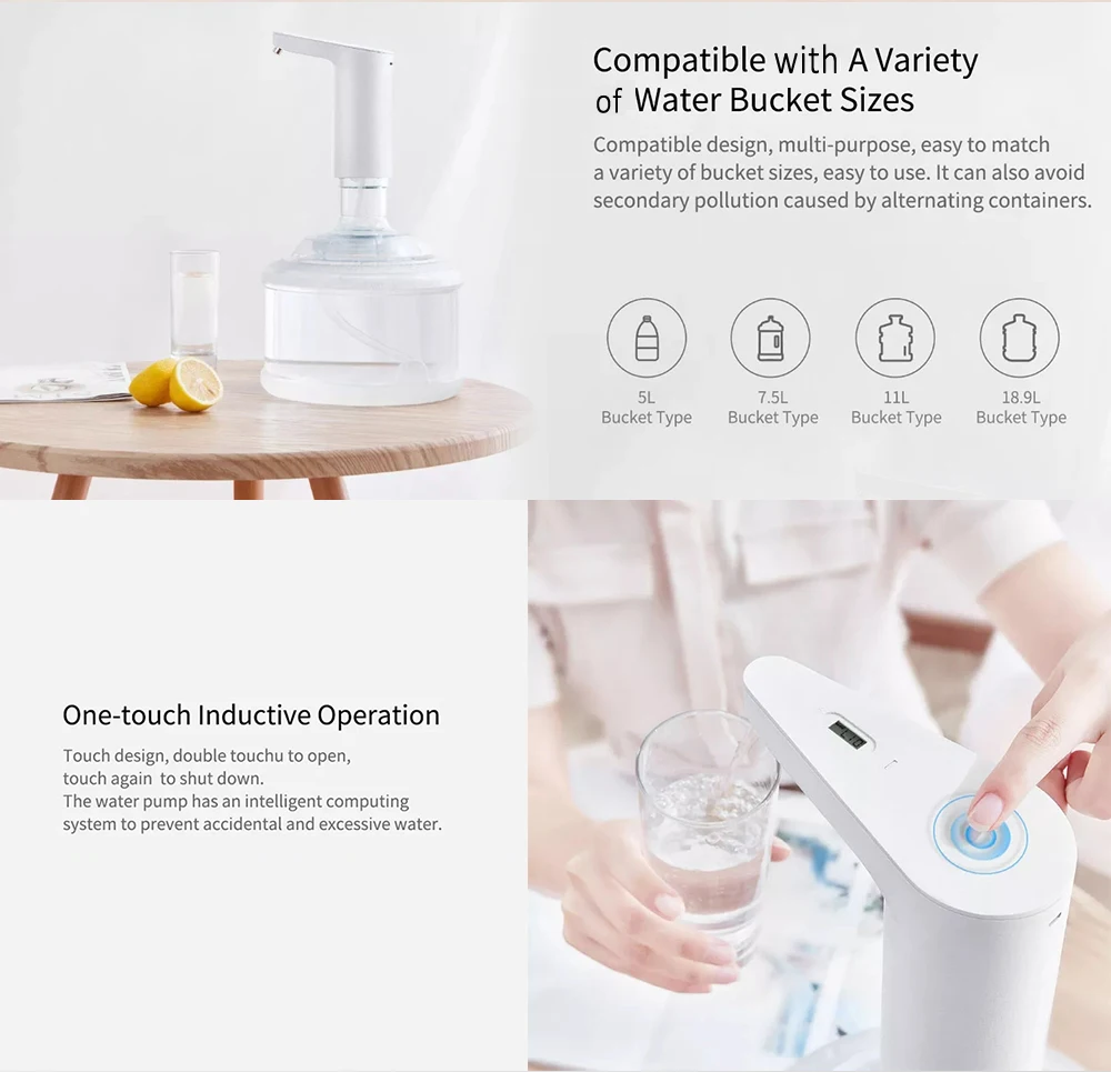 TDS Water Quality Rapid Effluent Automatic Supply Water Pump from Xiaomi youpin
