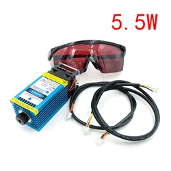 Módulo láser de 40mm y 5,5 W, cabezal de grabado Diy, fabricante de corte, accesorios Arduino para estudiantes