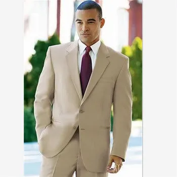

Men's Suits (Jacket+Pants) New Arrival Two Button Groom Tuxedos Groomsmen Mens Wedding Suits Prom Bridegroom Bridegroom