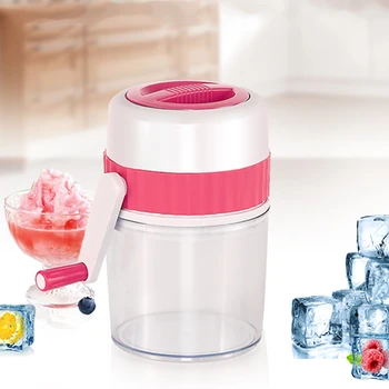 

Manual Hand Crank Ice Shaver Crusher Chopper Grinder Blender Snow Cone Maker