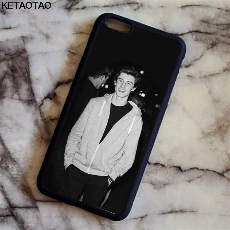 Синий KETAOTAO Shawn Mendes 98 для iPhone 4S SE 5C 5S 6S 7 8 Plus X XR XS MAX для samsung черный мягкий чехол для телефона резиновый силиконовый - Цвет: Синий