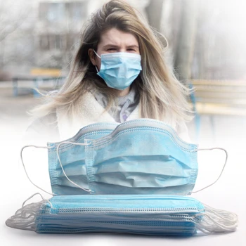 

Breathable Masks For Adults Outdoor Cycling Mouth Face Factory Wholesale Respirator Face Mask 4 Ply Non-Woven cycling mask