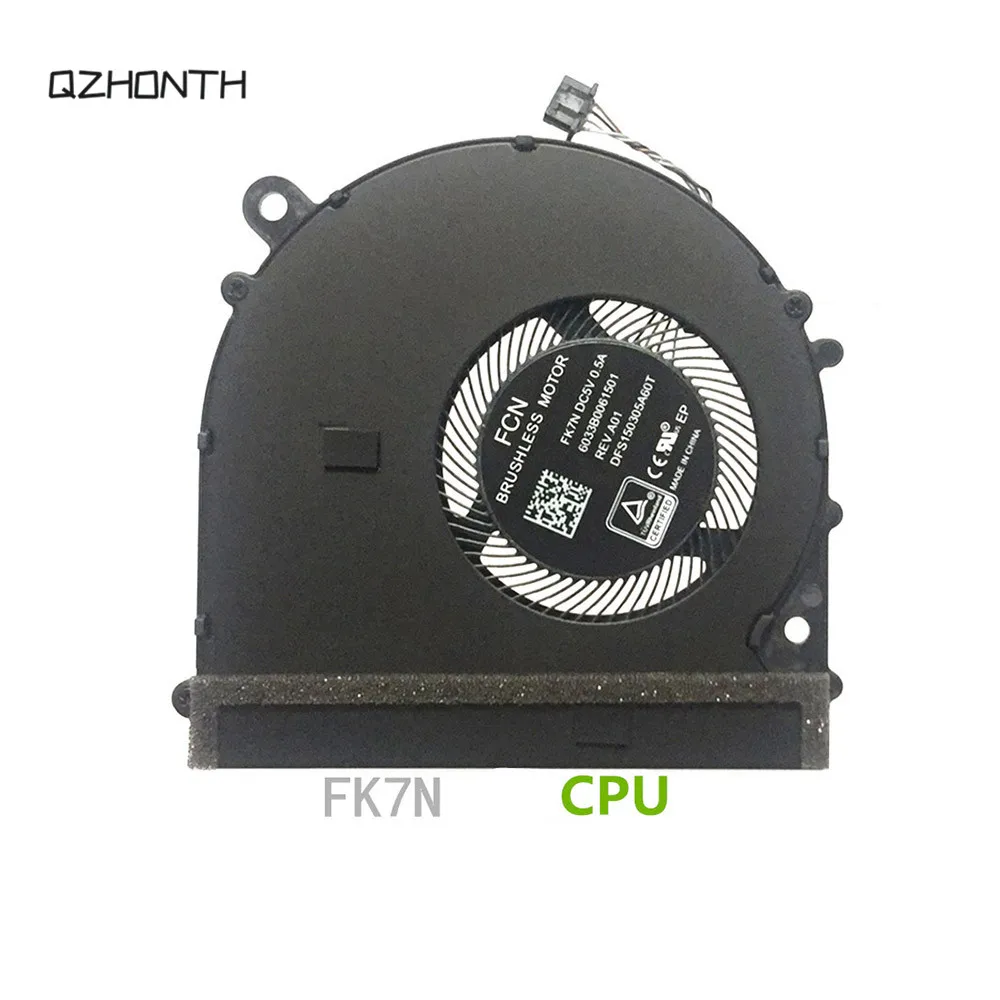 Laptop NEW CPU+GPU Cooling Fan For Xiaomi Pro 15.6 FK7N FK7M 4wire 6033B0061501 6033B0061601 (3)