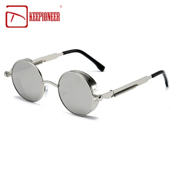 

Steampunk Sunglasses Men Colorful Lens Stylish Sun Glasses Male Trendy Boy Personality Driving Eyewear Beach Windproof Gafas sol