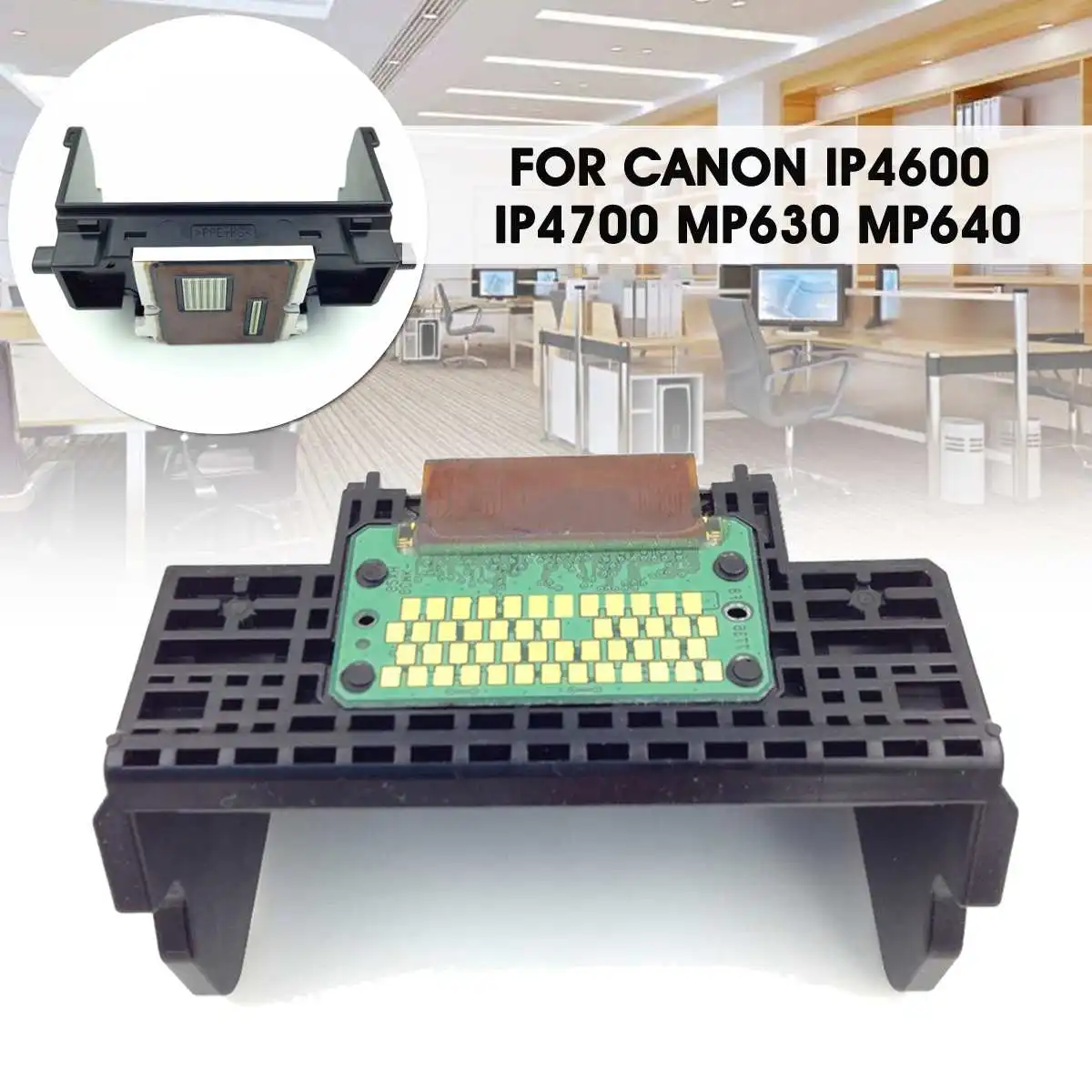 

LEORY Fit For Canon IP4600 IP4700 MP630 MP640 Printer QY6-0072 Printer Head Printhead Printer Print Head Printer Separate Part