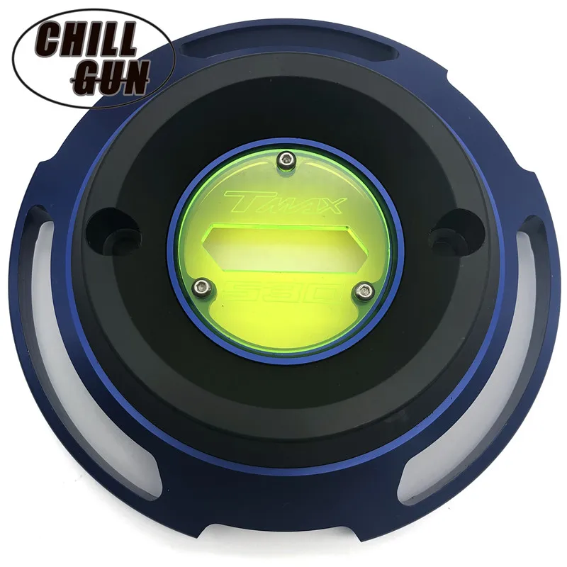 bule Motorcycle Engine Stator Cover Protective Cover Decorative Cover For Yamaha T-max 530 TMAX530 TMAX 530 SX DX - Цвет: bule