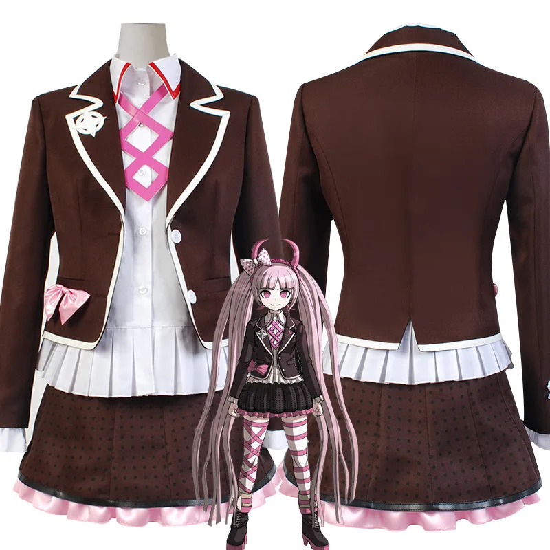 

Danganronpa Another Episode: Ultra Despair Girls Utsugi Kotoko Utsugi Costume Uniform Holloween Party Cosplay Costume Full Set