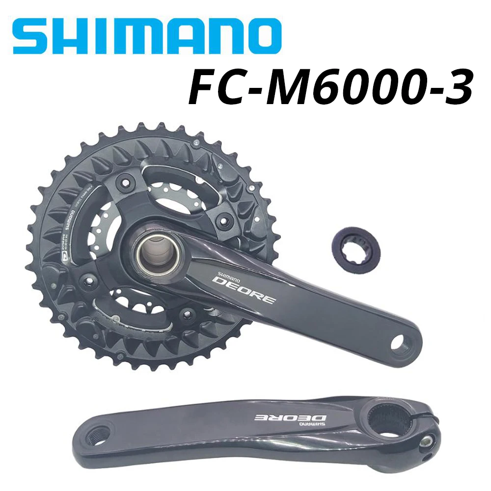 SHIMANO DEORE FC-M6000 FC M6000 3x10 скорость 30S mtb HOLLOWTECH II Кривошип BB52 40-30-22T 170 мм 175 M610 M612 M7000 M8000 |