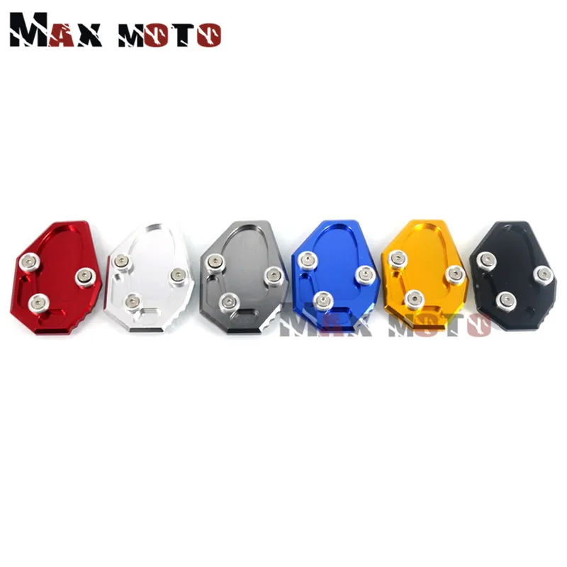 For YAMAHA YZF MT-07 MT07 FZ07 XJ6 XJ6N FZ6 FZ6R Motorcycle CNC Kickstand Foot Side Stand Extension Pad Support Plate Enlarge