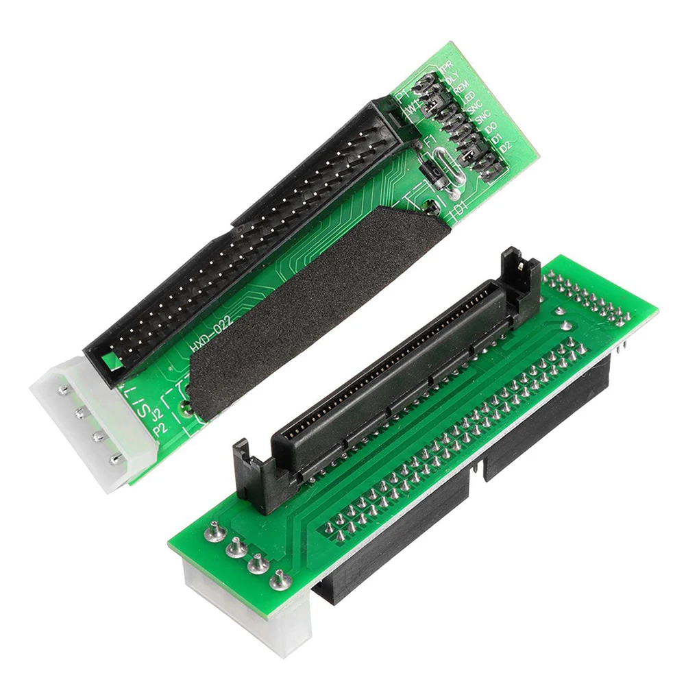 SCSI80F IDE50 SCSI SCA 80 Pin to 50 Pin IDE Converter Card Computer Hard Drive Adapter Card