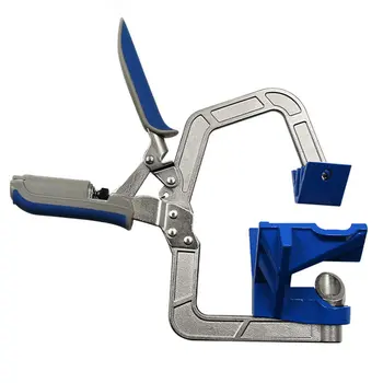 

Multifunctional Auto-adjustable 90 Degree Corner Face Frame Clamp Woodworking Right Angle Clip Fit Fix Tool