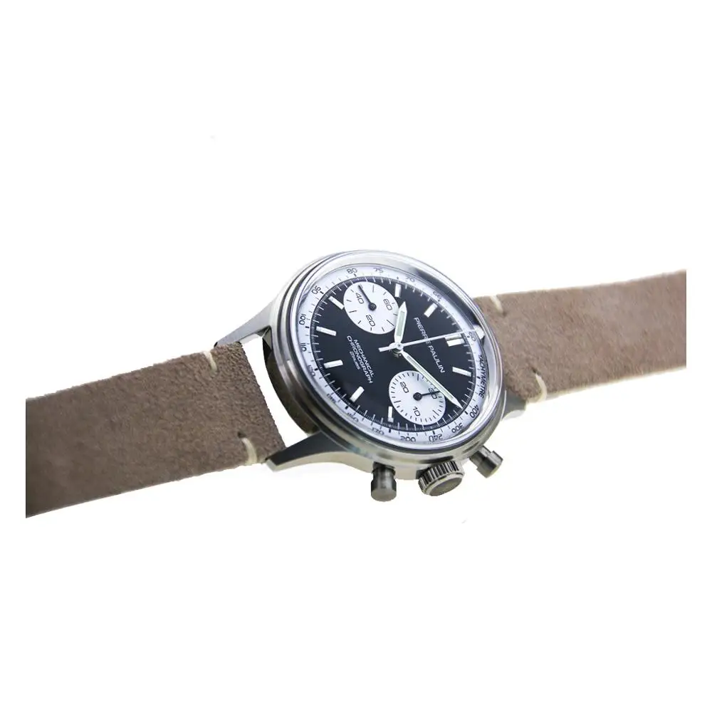MERKUR FOD Pierre Paulin Seagull movement 1963 Chronograph Mechanical mens  Pilot watch Swan Neck Miliary Pilot B-uhr Flieger - AliExpress