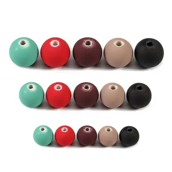 

50/100 pcs/lot five colours Acrylic matte bead loose bead men's and women's necklace bracelet DIY beading accessories 10/8/6mm