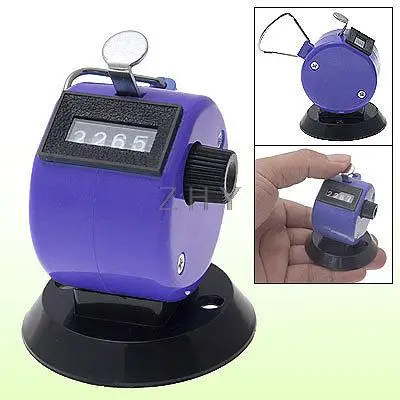 

Mini Plastic Hand Tally 4 Digit Number Clicker Counter