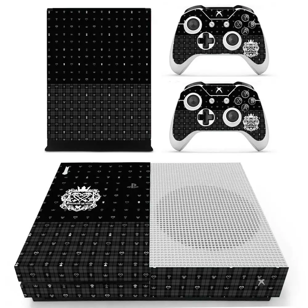 Наклейка на кожу Kingdom Hearts для Xbox One S консоли и Kinect и контроллеров для Xbox One тонкая виниловая наклейка на кожу - Цвет: YS-xboxoneS-2057