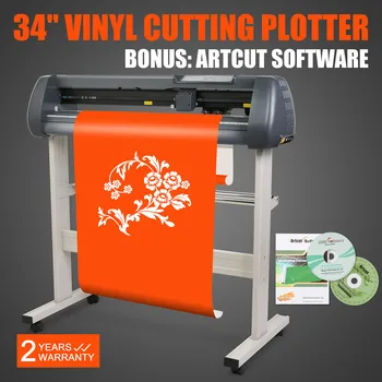 

34" Vinyl Cutter with Standing Sign Making Software USB Craft Cut