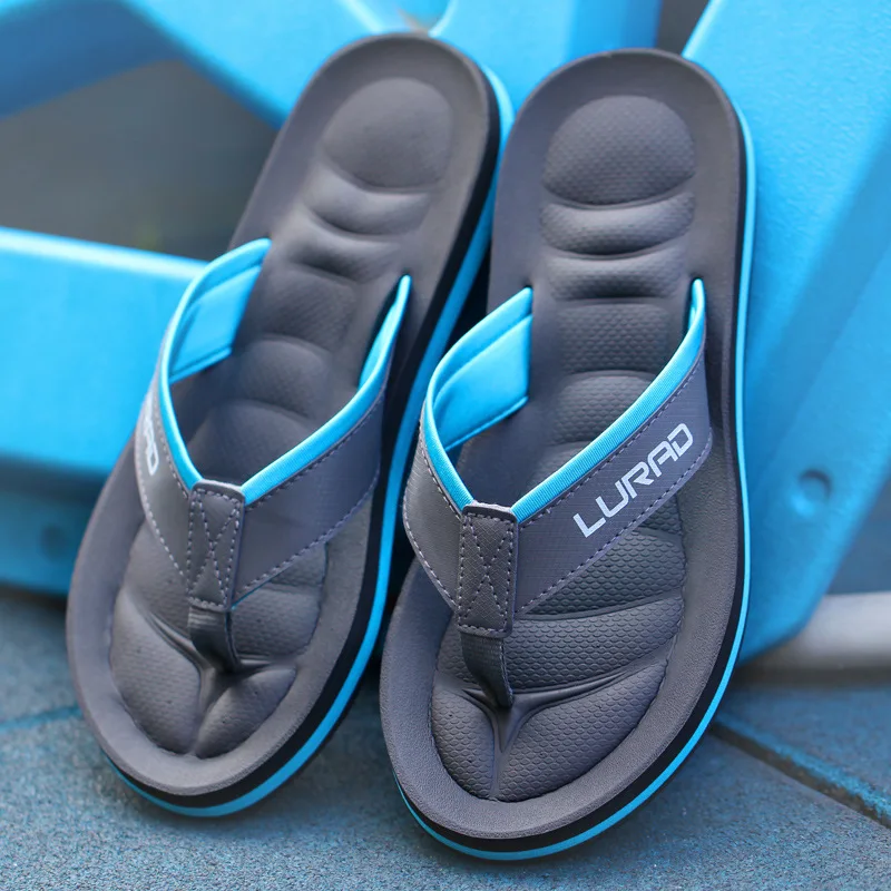 

Luladi 2016 New Products Summer Men's Flip Flops Sandals Flip-flop Anti-slip Flat Heel Sandals Occident Fashion