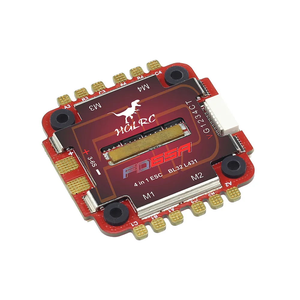 

HGLRC Forward 65A 3-6S L431 BL32 4in1 ESC for FPV Racing Drone Y731