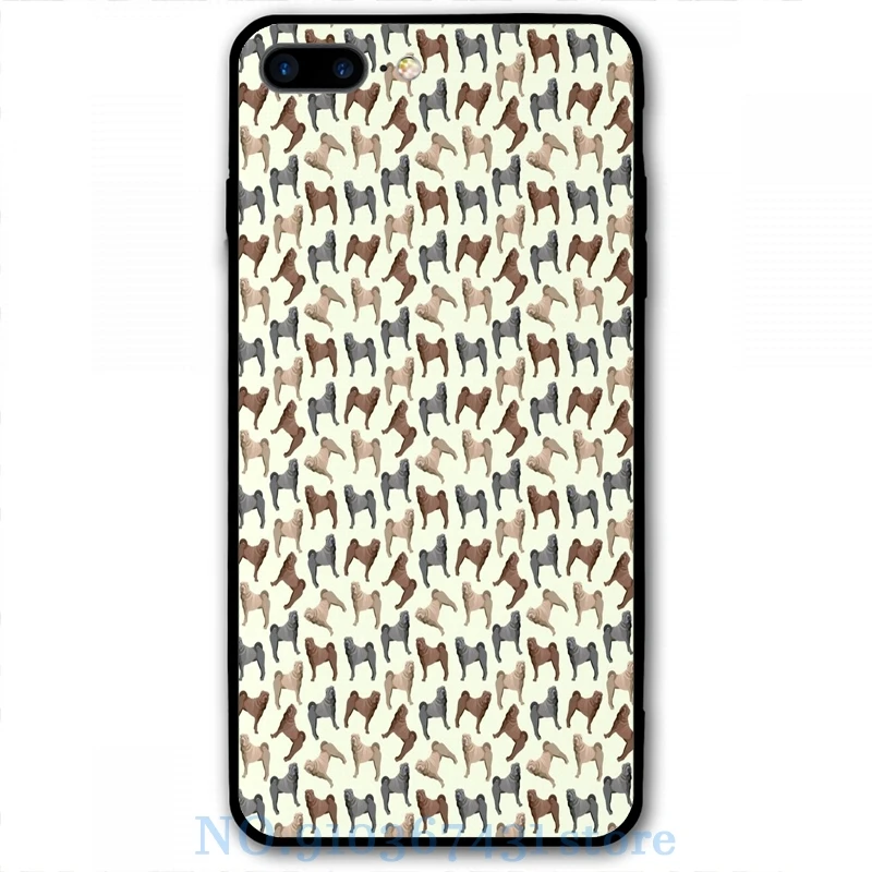 Собака Шарпей Чехол для мобильного телефона iPhone 12 Pro 11 X XR XS Max 8 7 6 6s Plus 5s Мягкий ТПУ