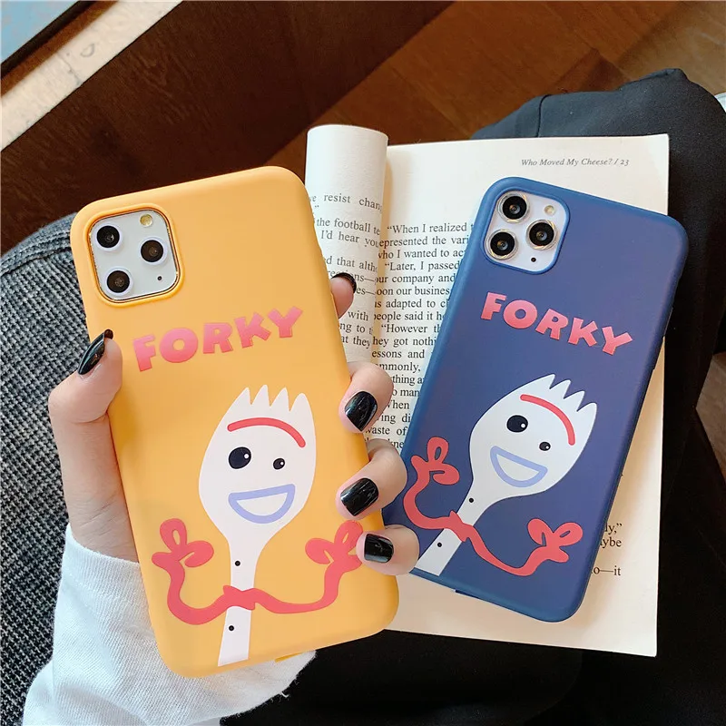 Мультяшный форки чехол для телефона для iphone 11 Pro История игрушек fundas iphone XR XS MAX X оболочка для iphone 6 6s 8 7 Plus Мягкий карамельный чехол