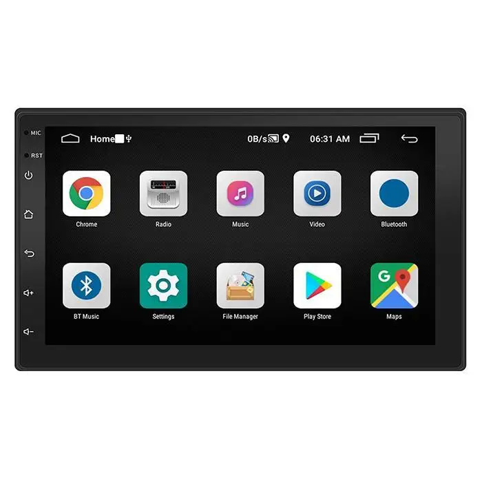 9218S 2 DIN в тире Android 8,1 головное устройство gps навигация Bluetooth USB FM радио Автомобильный руль обучающая функция