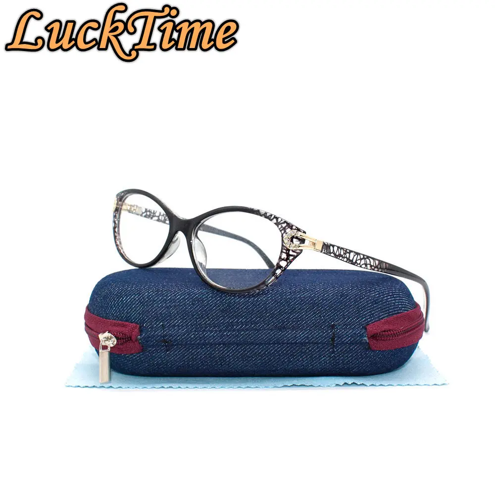 LuckTime, изысканные женские очки, оправа, модные женские очки для близорукости, очки по рецепту на удачу, оправа для глаз#1594