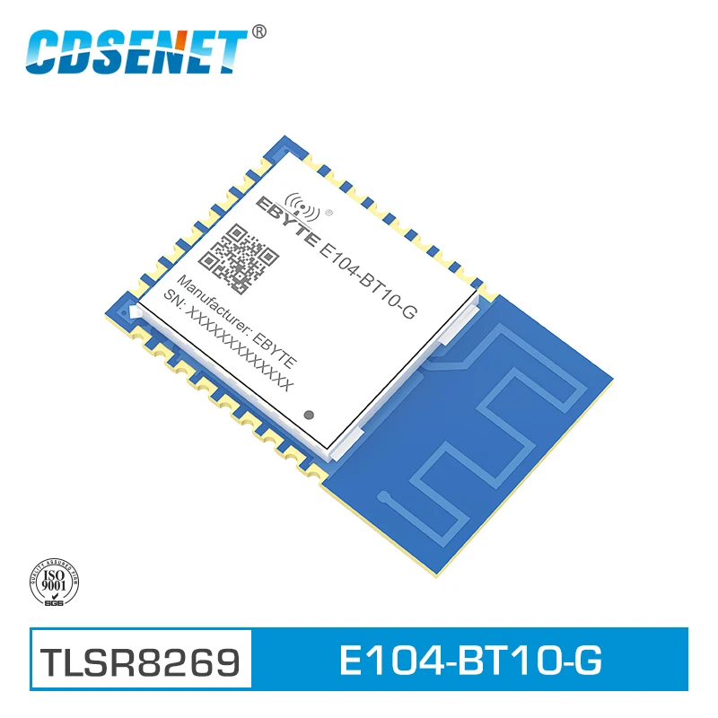 

E104-BT10-G 2.4GHz TLSR8269 Bluetooth Transceiver UART Module SMD GFSK SigMesh Gateway For Mesh Network