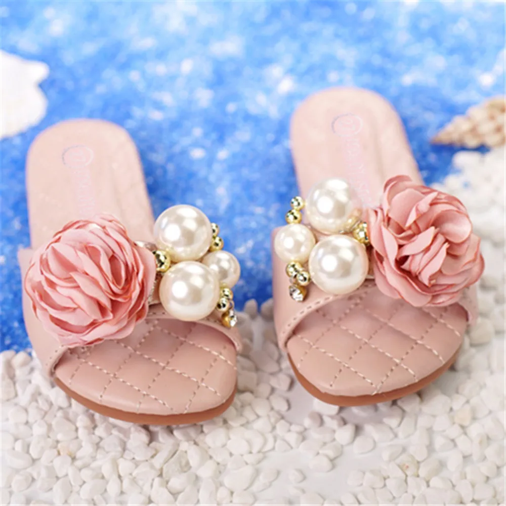flower girl flip flops