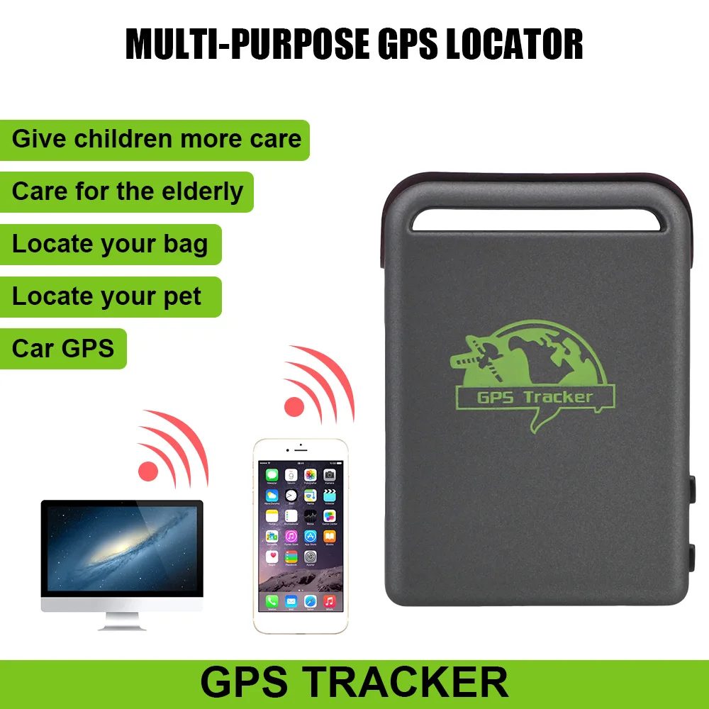 Car Vehicle Tracking Locator Device Smart Bluetooth GSM GPRS GPS Tracker TK102B Over Speed Alarm Bicycle Motorcycle Accessories