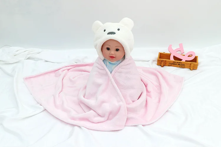 Детское мягкое Коралловое пушистое симпатичное одеяло для малыша одеяло постельные принадлежности кровать одеяло осень-зима очень мягкий детский спальный мешок
