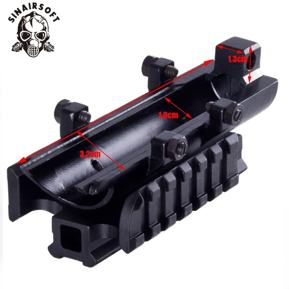 SINAIRSOFT Gen SKS Tri-Rail Тактический See-thru приемник крышка прицела MNT-T640TR аксессуары для охоты