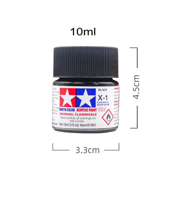 10ml Tamiya Water-Soluble Acrylic Paint  XF25-XF68 Flat/Matte Colors Painting For Gundam Model Brush Spray Painting DIY 6