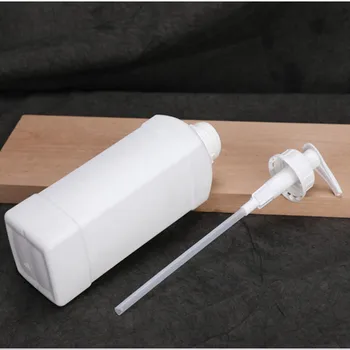 

1000ML Empty pump bottle for Shampoo conditioner gel wholesale HDPE contrainer food Grade bottles 50PCS/lot