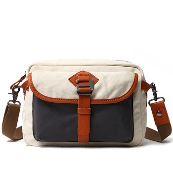 

YUPINXUAN 2020 Dropshipping Vintage Messenger Bags for Men Pure Cotton Canvas Crossbody Bags Retro Shoulder Bags