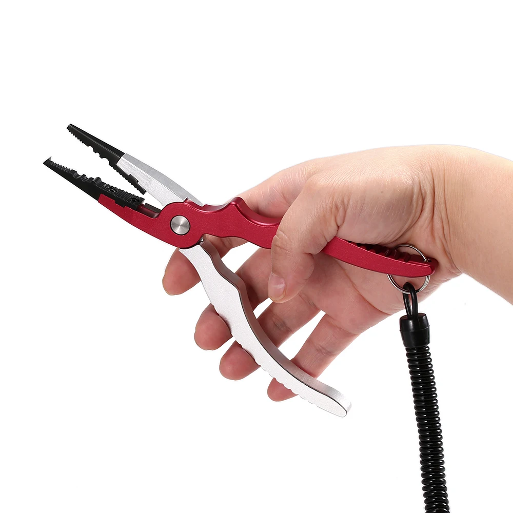 Portable Fishing Gripper Hook Remover Set Fishing Lip Plier Aluminum Gripper with Weighting Graduations Fishing Tools Tackle