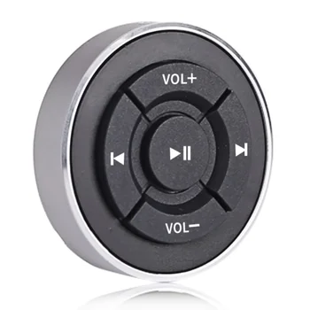 

bluetooth Car Steering Wheel Media Button Remote Control Mp3 Music Player Remote Controller Receiver For iOS Android System