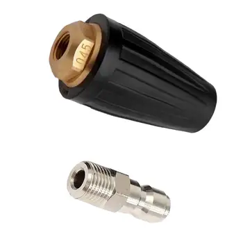 

Hot Durable Metal High Pressure Washer Rotating Turbo Nozzle Plug 3600 PSI 4.5 GPM 250 BAR