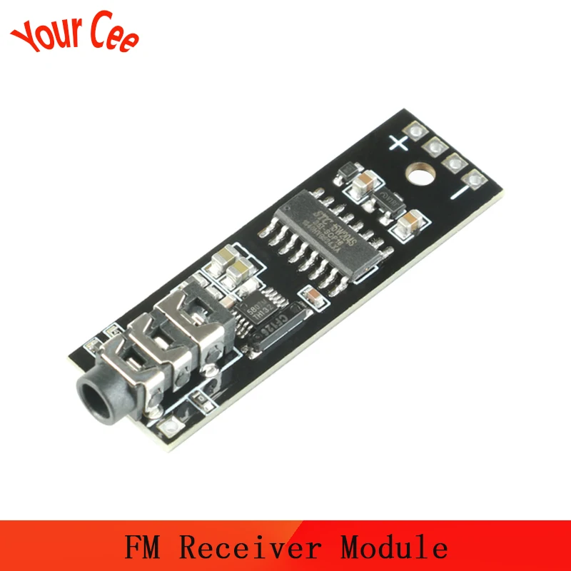 FM Receiver Module FM Stereo Radio Module RDA5820 Power Down Memory Broadband Receiver