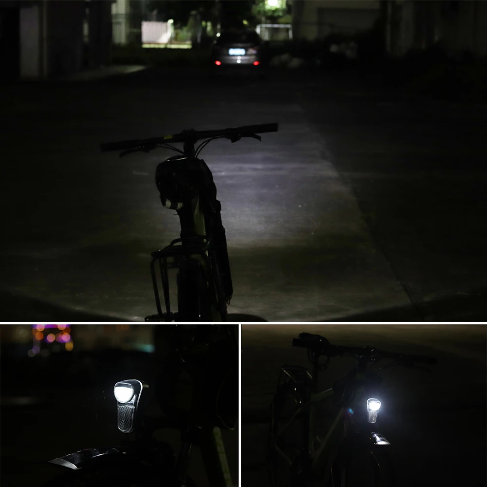 Onature светодиодный светильник для велосипеда, набор батареек AAA с 200 люменов, Велосипедная вилка Stvzo, головной светильник и задний светильник для электровелосипеда